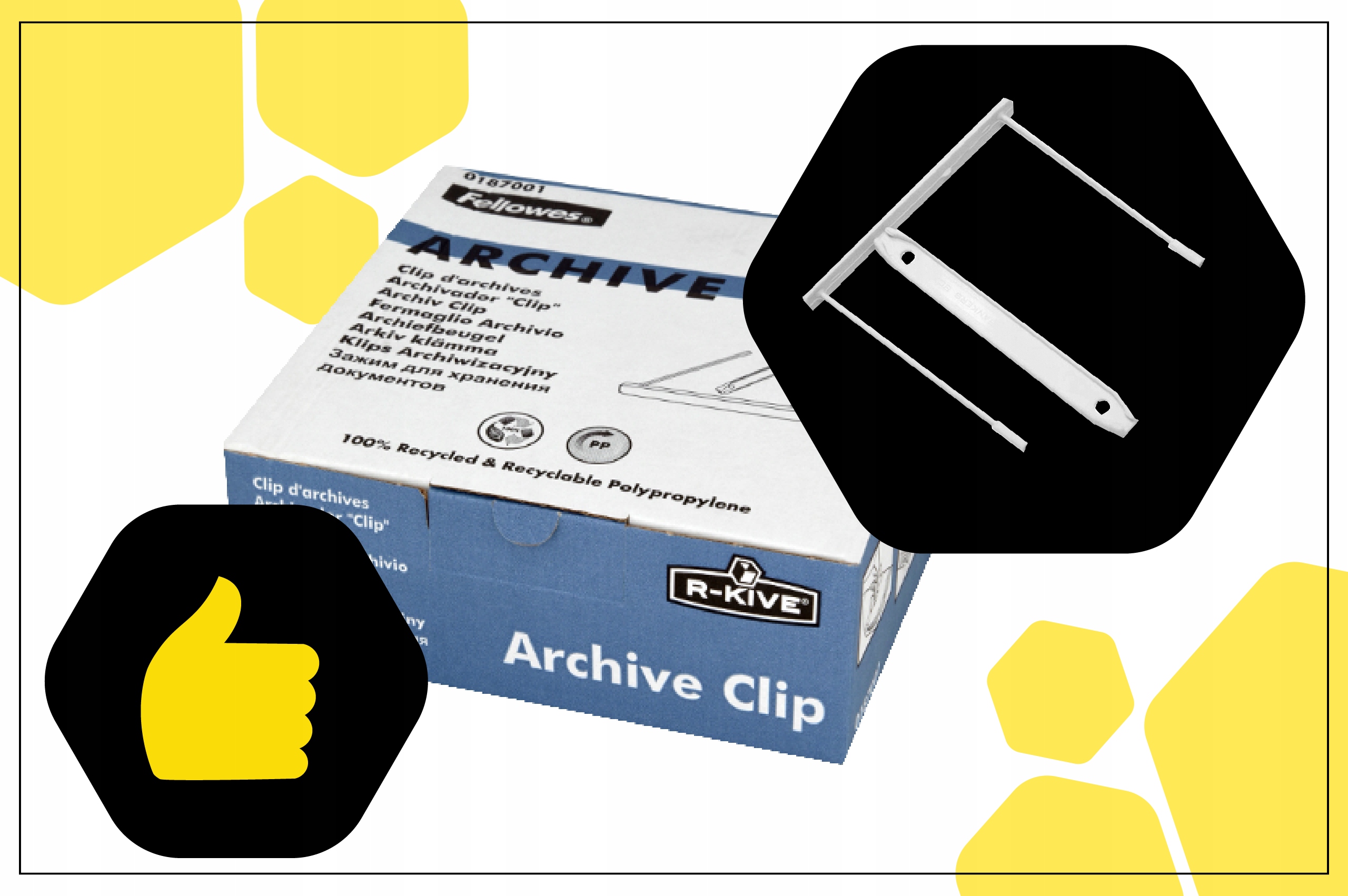 KLIPSY ARCHIWIZACYJNE FELLOWES 50 SZT. Marka Fellowes