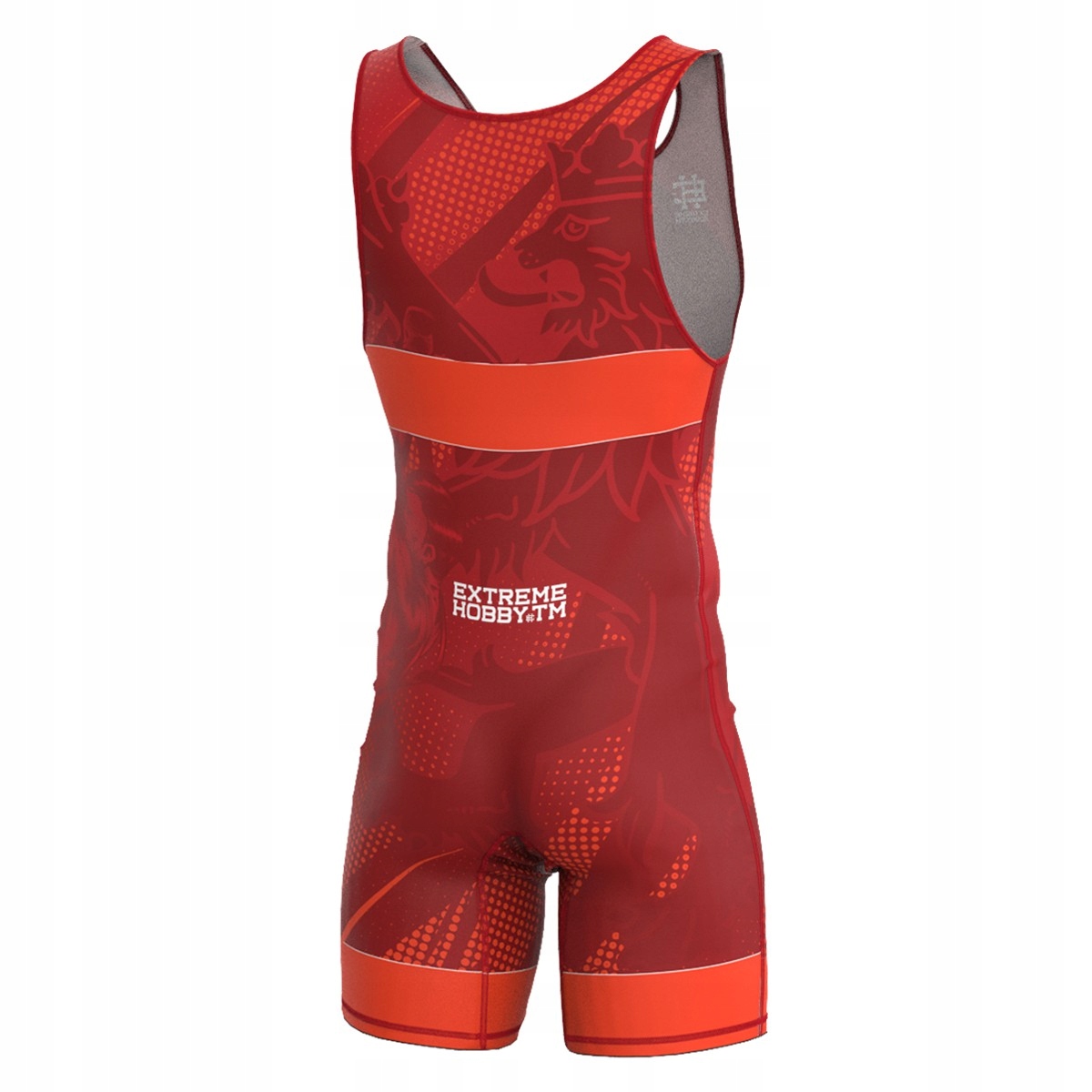 Trykot zapaśniczy Strój Kosium Reprezentacja SYMBOL CZECHY 2XL CZERWONY Kolor dominujący inny