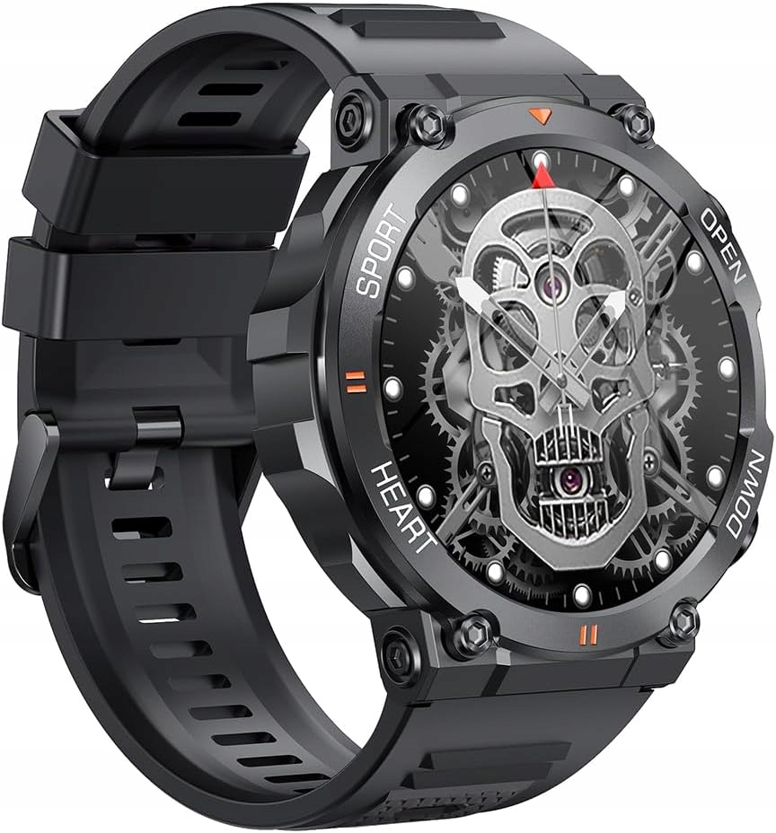 Chytré Hodinky Pulzoměr Krokoměr Amzlord Bluetooth LCD IP68 Pro