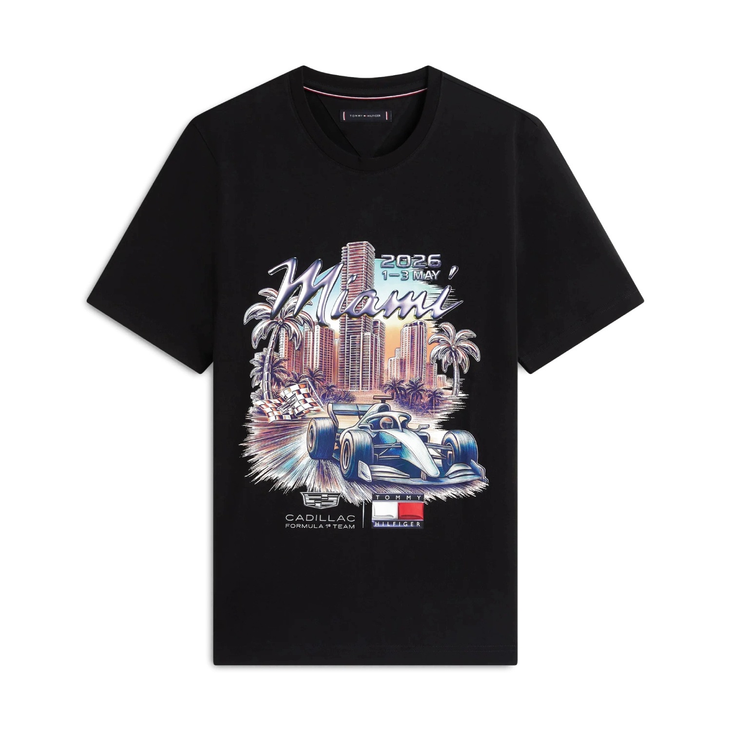 Tričko Miami Graphic Cadillac F1 2026 černé