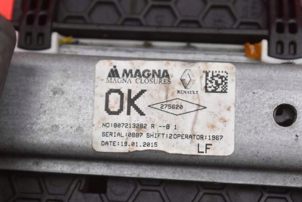 window regulator left front EU 807213282R DACIA SANDERO 2 II 13-16