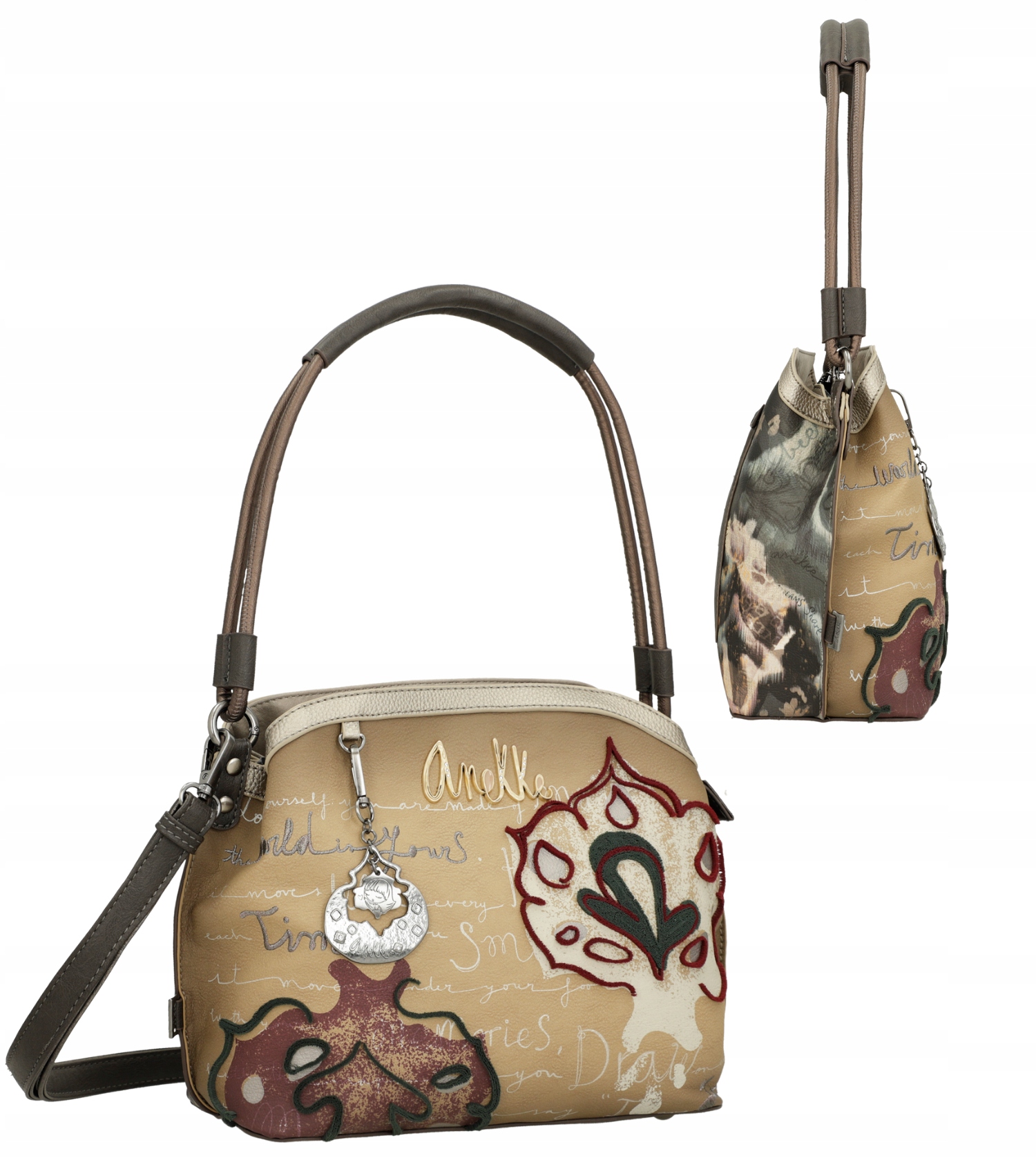 Anekke Real Manifesto Malá Dámská Kabelka Přes Rameno Crossbody Do Ruky