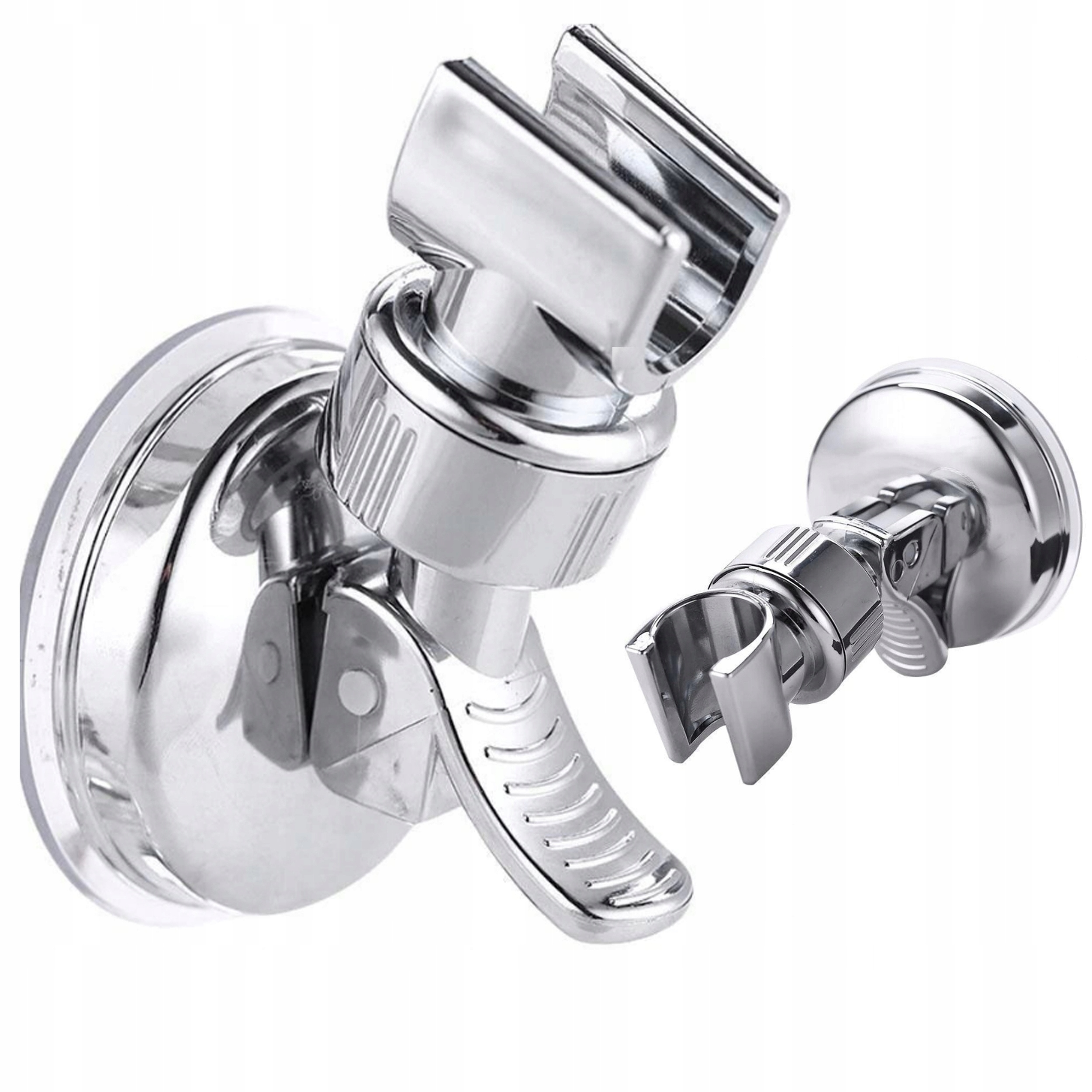 UCHWYT SŁUCHAWKI PRYSZNICA PRZYSSAWKA PRYSZNICOWA SŁUCHAWKA CHROM MOCNY