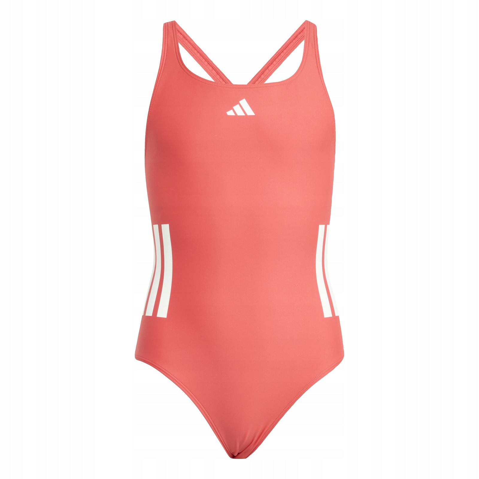 Kostium kąpielowy dziecięcy Adidas 3S Bld Swimsuit 128