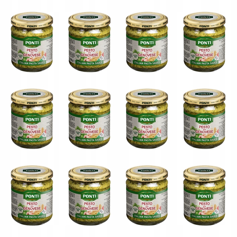 Omáčka pesto z bazalka 190 g Ponti X12