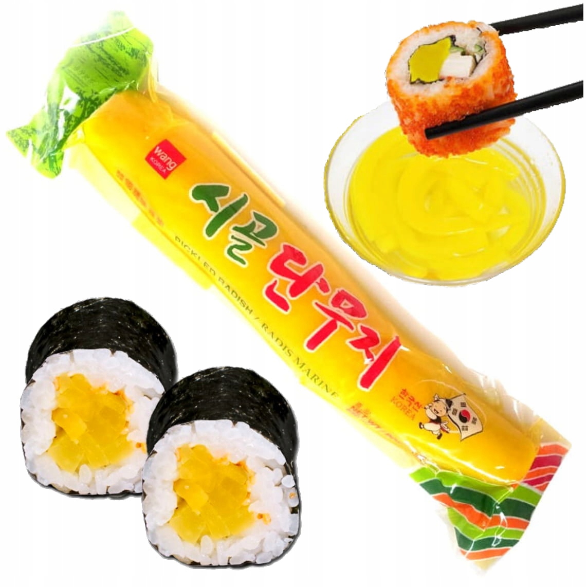 

Rzodkiew Do Sushi Żółta Oshinko Takuan 500g Nobi
