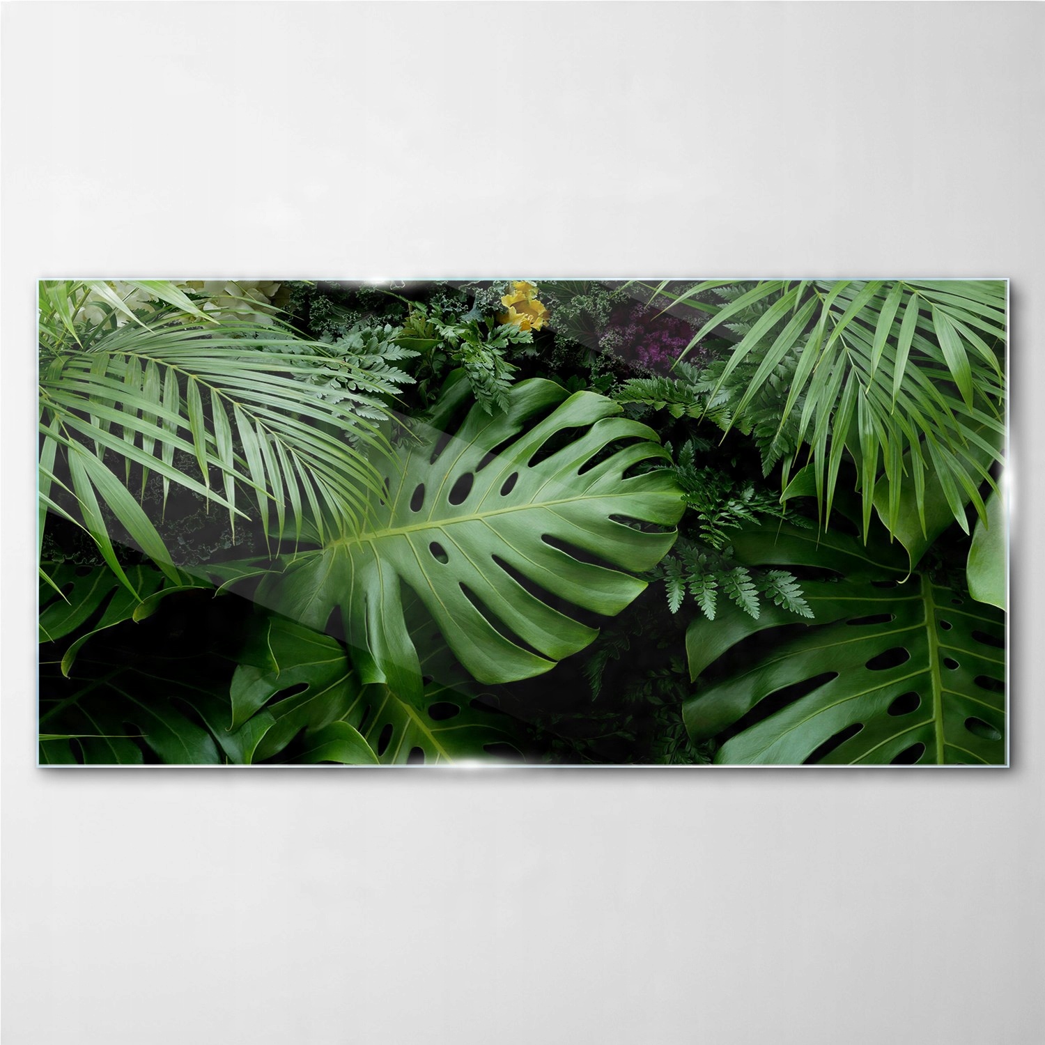 

Szklany obraz Tropikalna dżungla liście 140x70 cm
