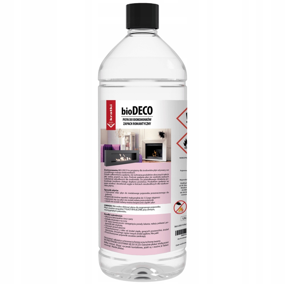 

Biopaliwo zapachowe Płyn Biokominka romantyczny