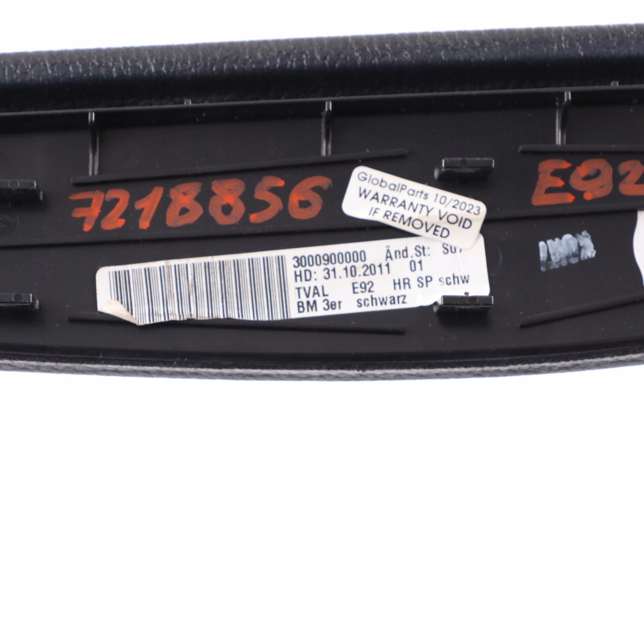 BMW E92 E93 задний подлокотник правый кожа DAKOTA Black 7218856