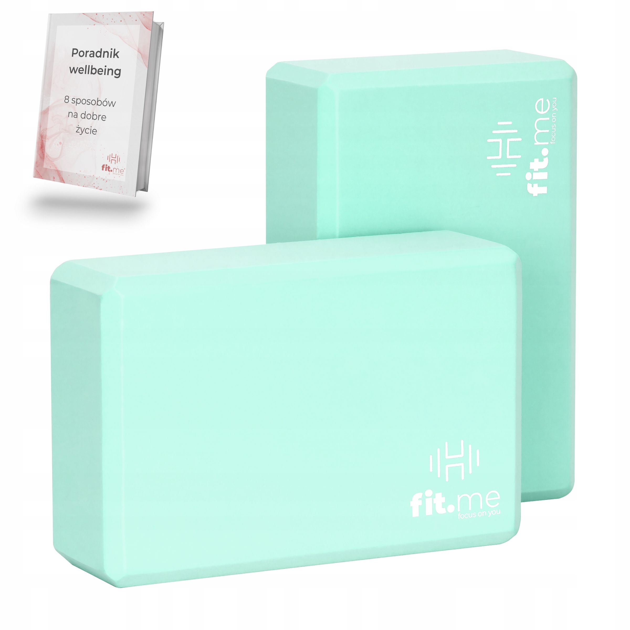 

Kostka klocek blok do jogi do ćwiczeń fit.me 2 szt