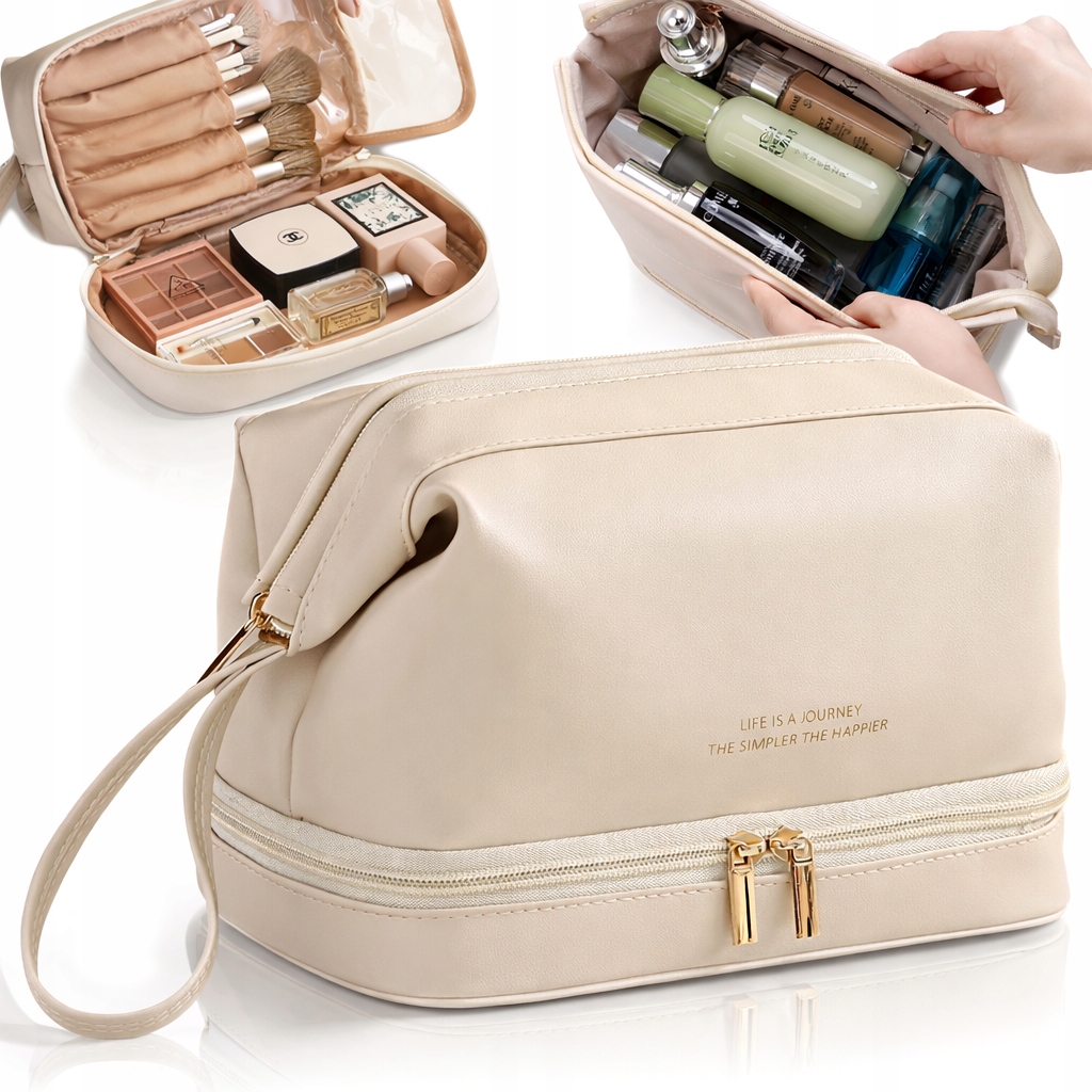 БОЛЬШАЯ КОСМЕТИЧКА ДЛЯ ПУТЕШЕСТВИЙ, ЖЕНСКАЯ ВМЕСТИТЕЛЬНАЯ КОСМЕТИЧКА