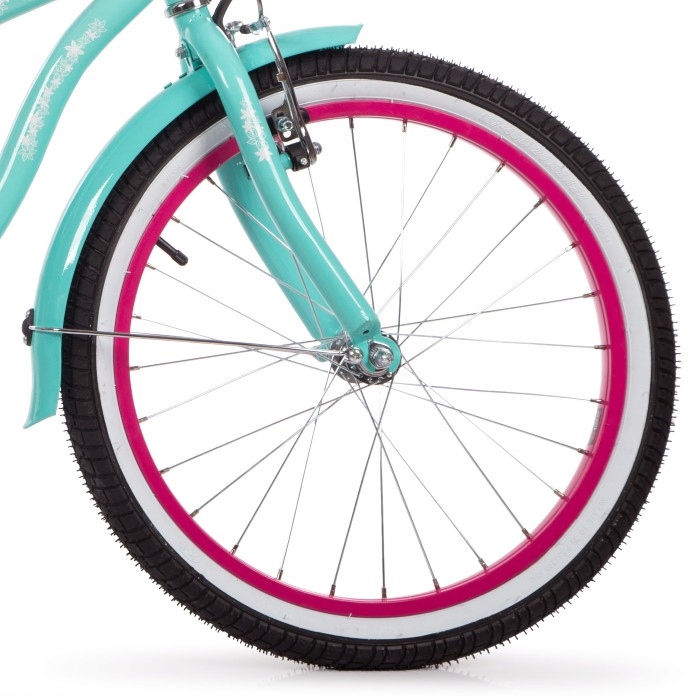 ROWER DZIECIĘCY 20" CRUISER POLSKI ROWEREK DLA DZIEWCZYNKI 5-8 LAT + STOPKA Rozmiar ramy mniejsza