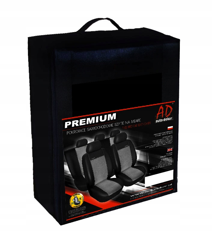 Pokrowce miarowe Premium do AUDI A4 B7 04-08r. Model Premium