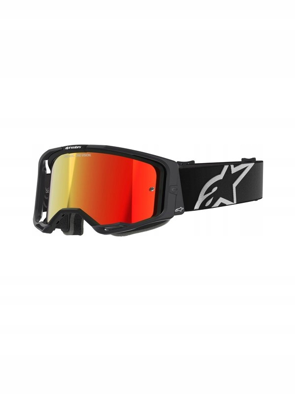 Gogle Na Crossa Alpinestars Vision 8 Corp Black/red 5101625-1446
