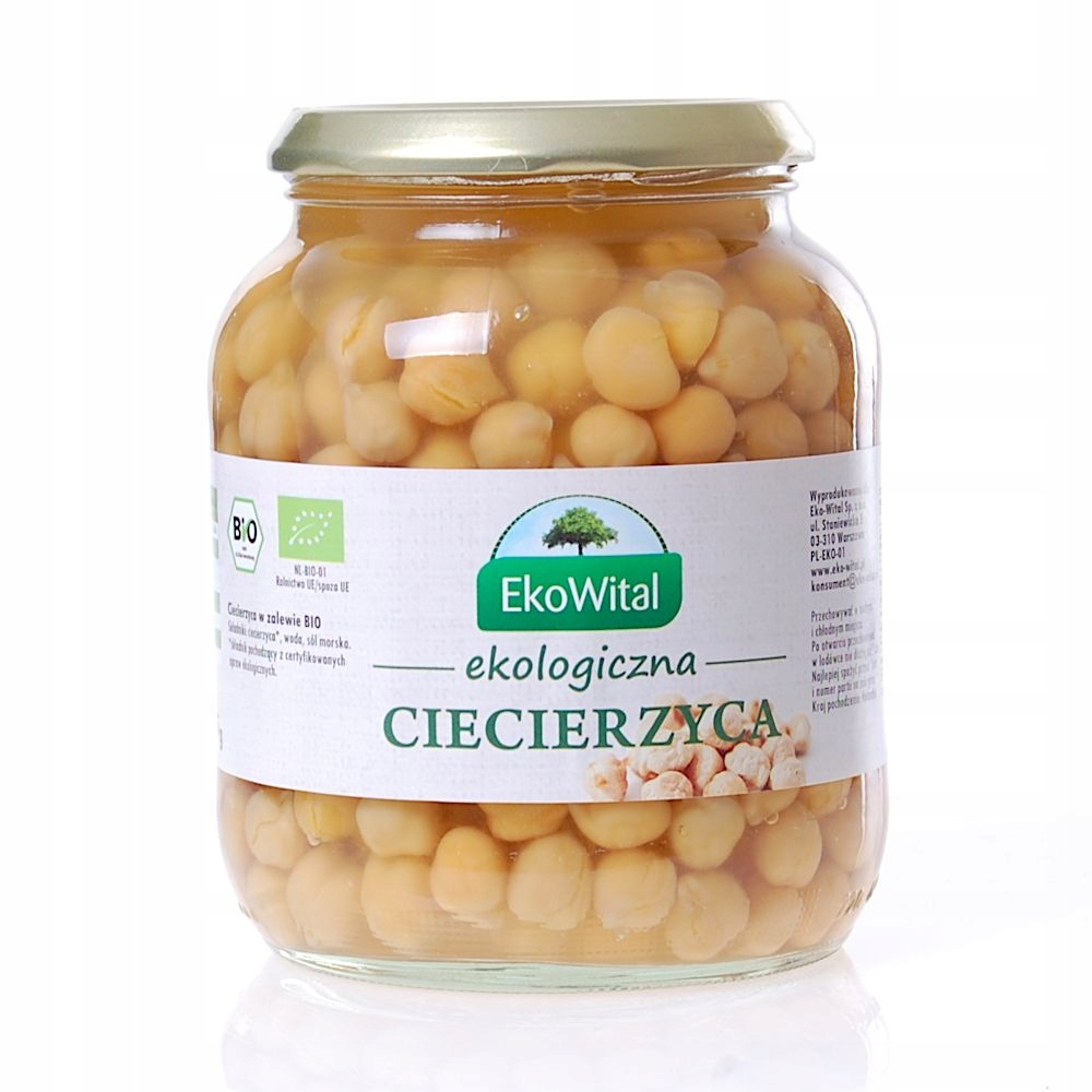 Levně Ekowital Cizrna v nálevu Bio 680 g