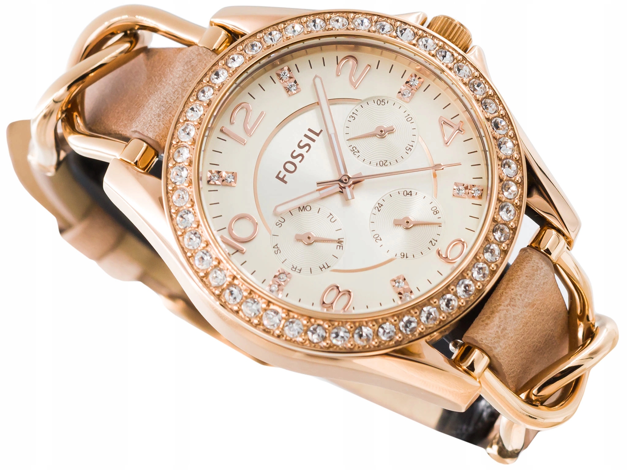 Dámské Hodinky Fossil ES3466 Riley S Krystaly