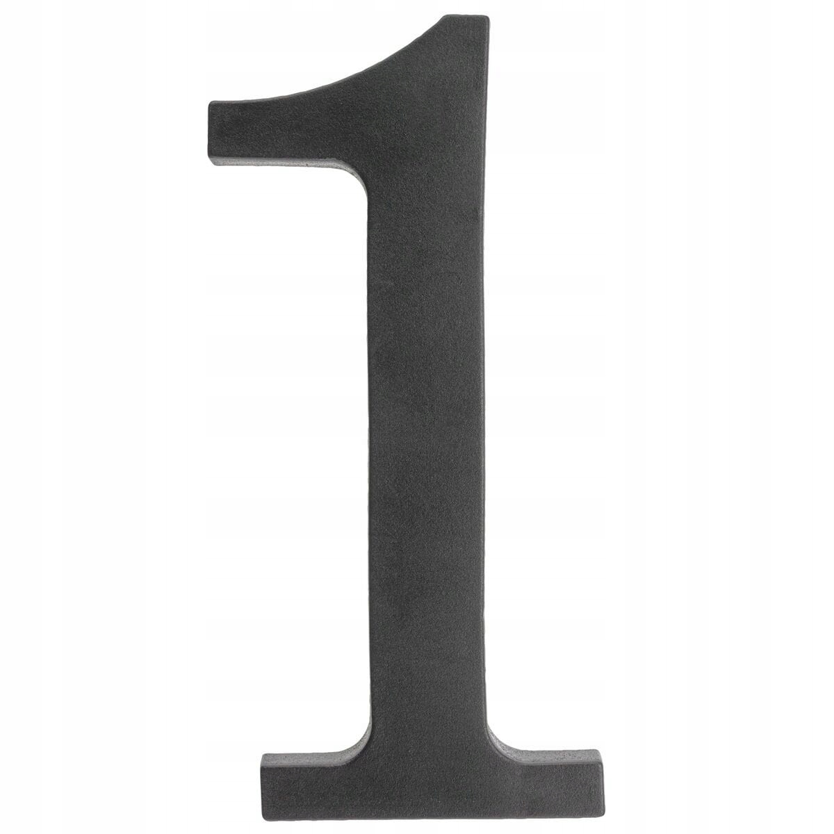 Cyfra 1 wys.18 cm plastikowa czarna