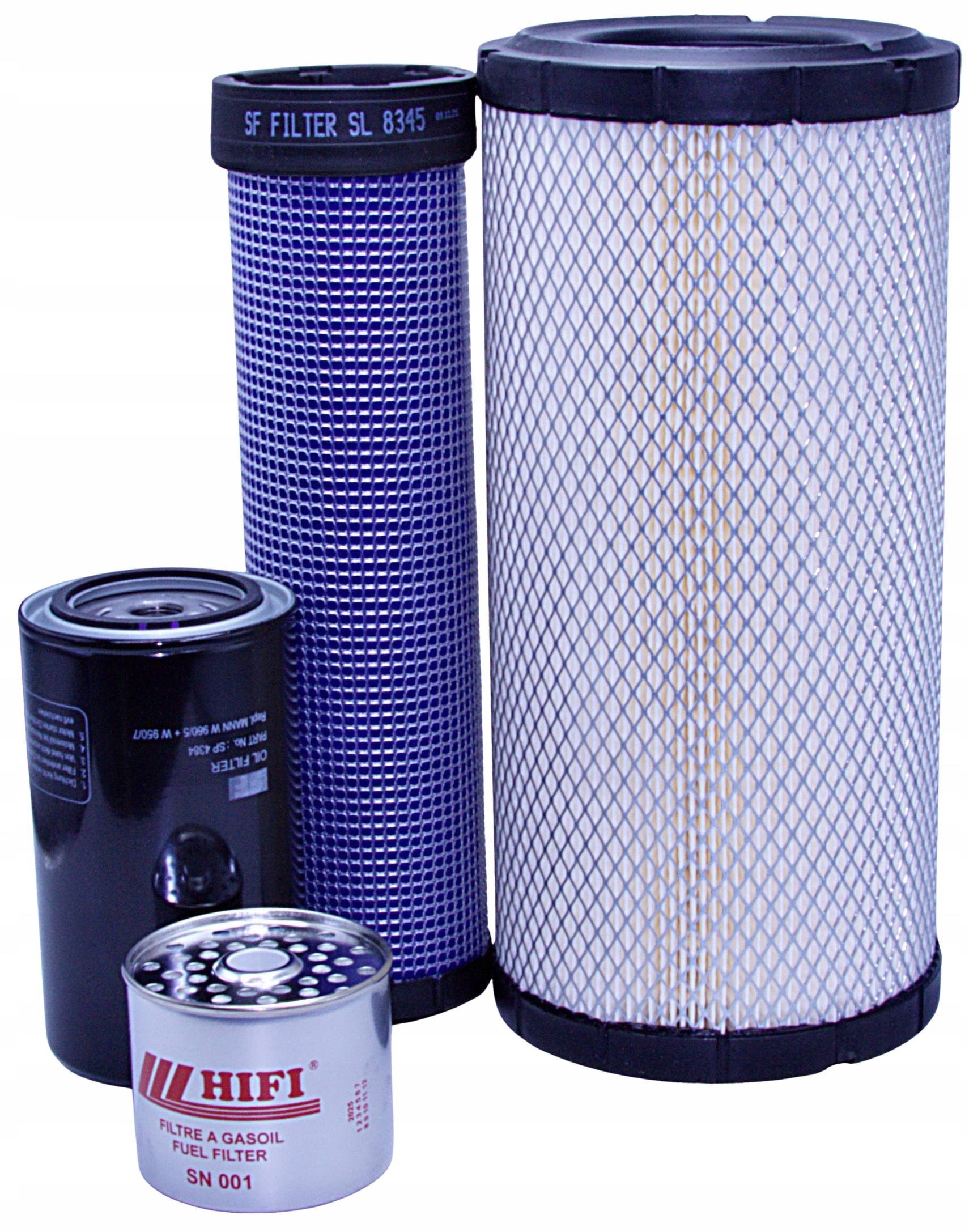 Filtry Venieri Vf 7.23 B s motorem Perkins – vzduch, olej, palivo