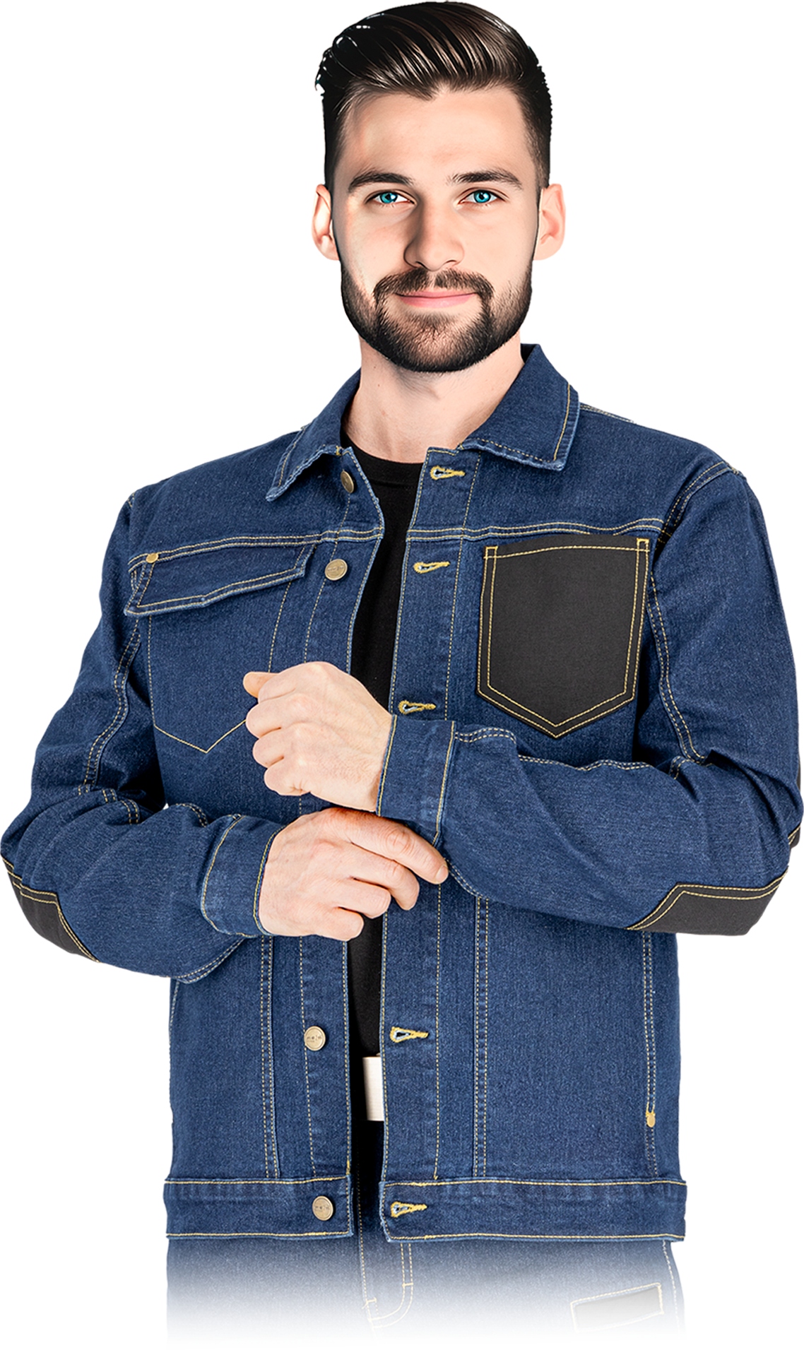 Mikina z džínoviny Reis Denim Jeans 303 Gb vel. 2XL