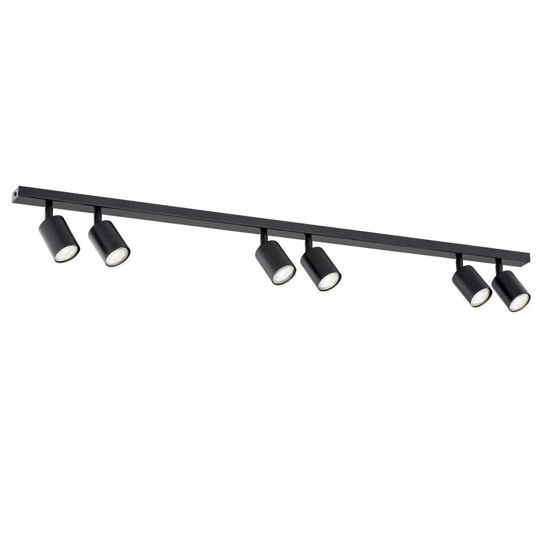 Stropná lampa Emibig Flash čierna 6xGU10 8W Max Led