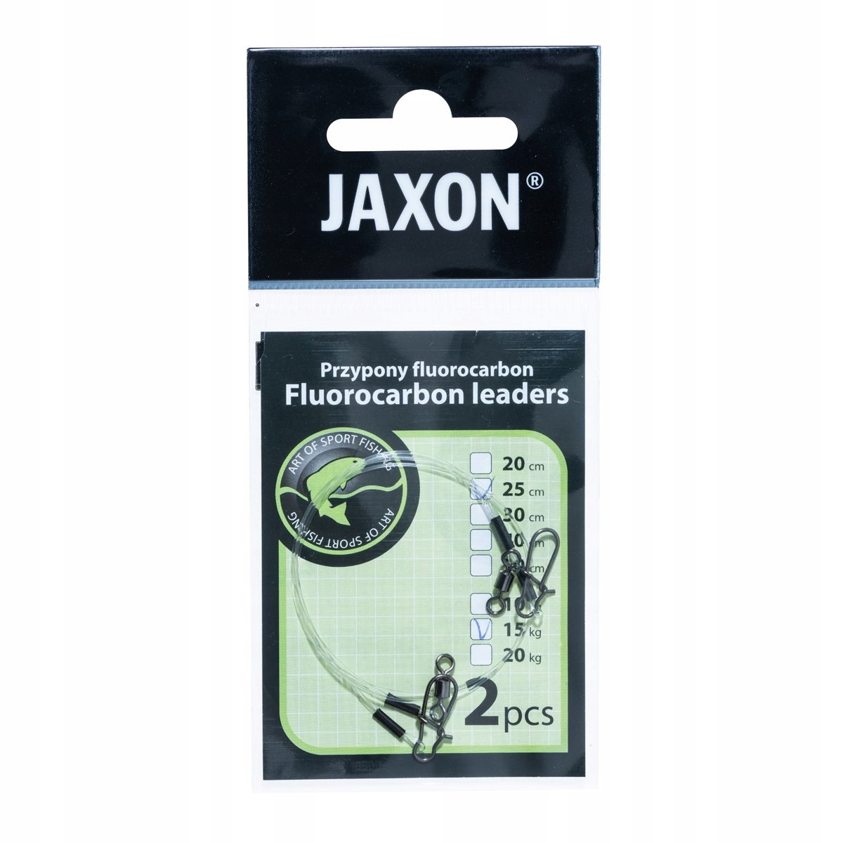 Przypon Jaxon Fluorocarbon 30cm/10kg 2szt/op