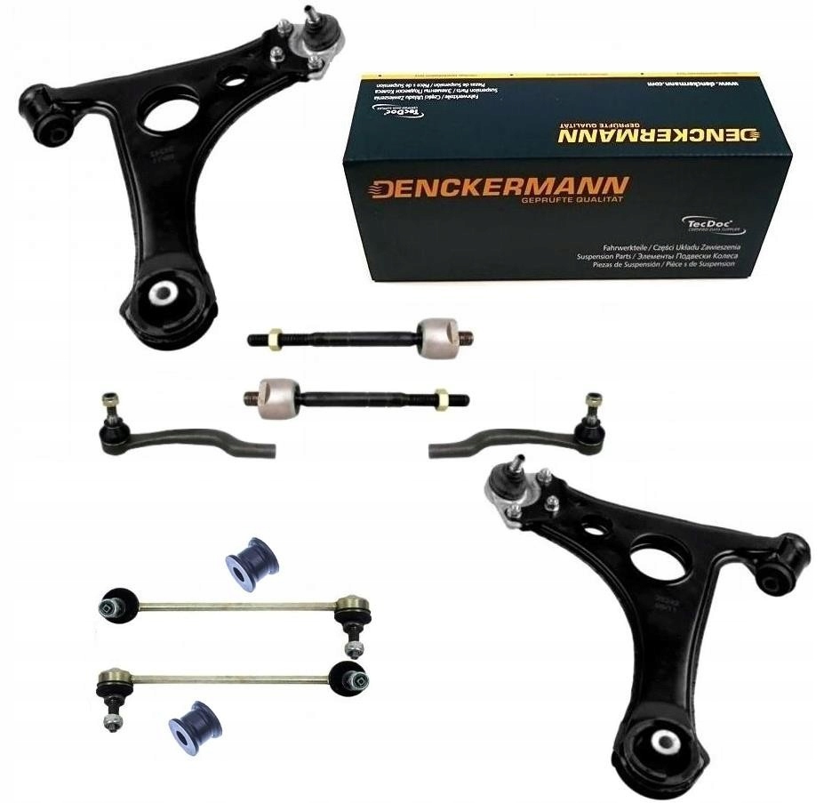 Ramena Gumy Koncovky Čepů Tyče Spojky Mercedes A W168 Přední Sada