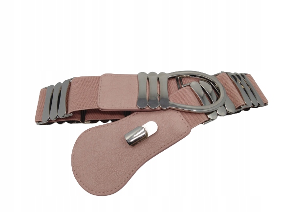 

Pasek elastyczny różowy na gumie