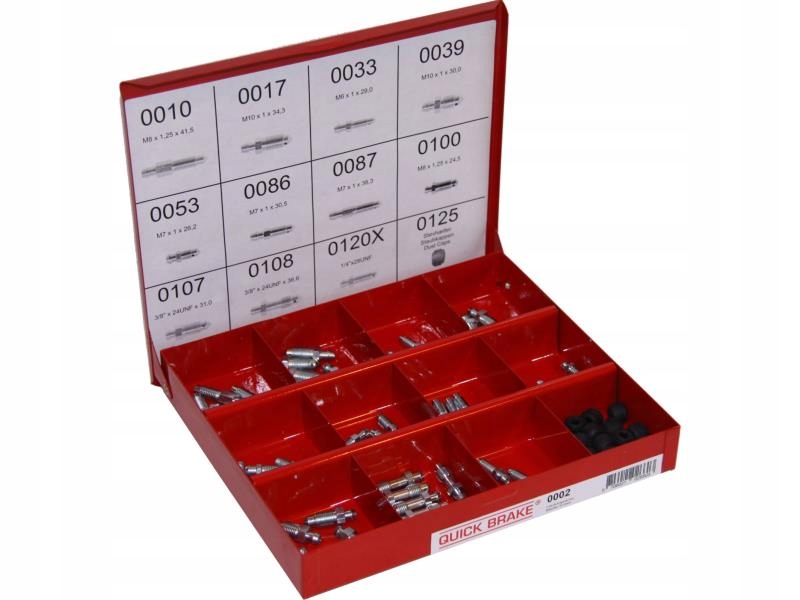 Asortyment, śruby odpowietrznika Quick Brake 0002