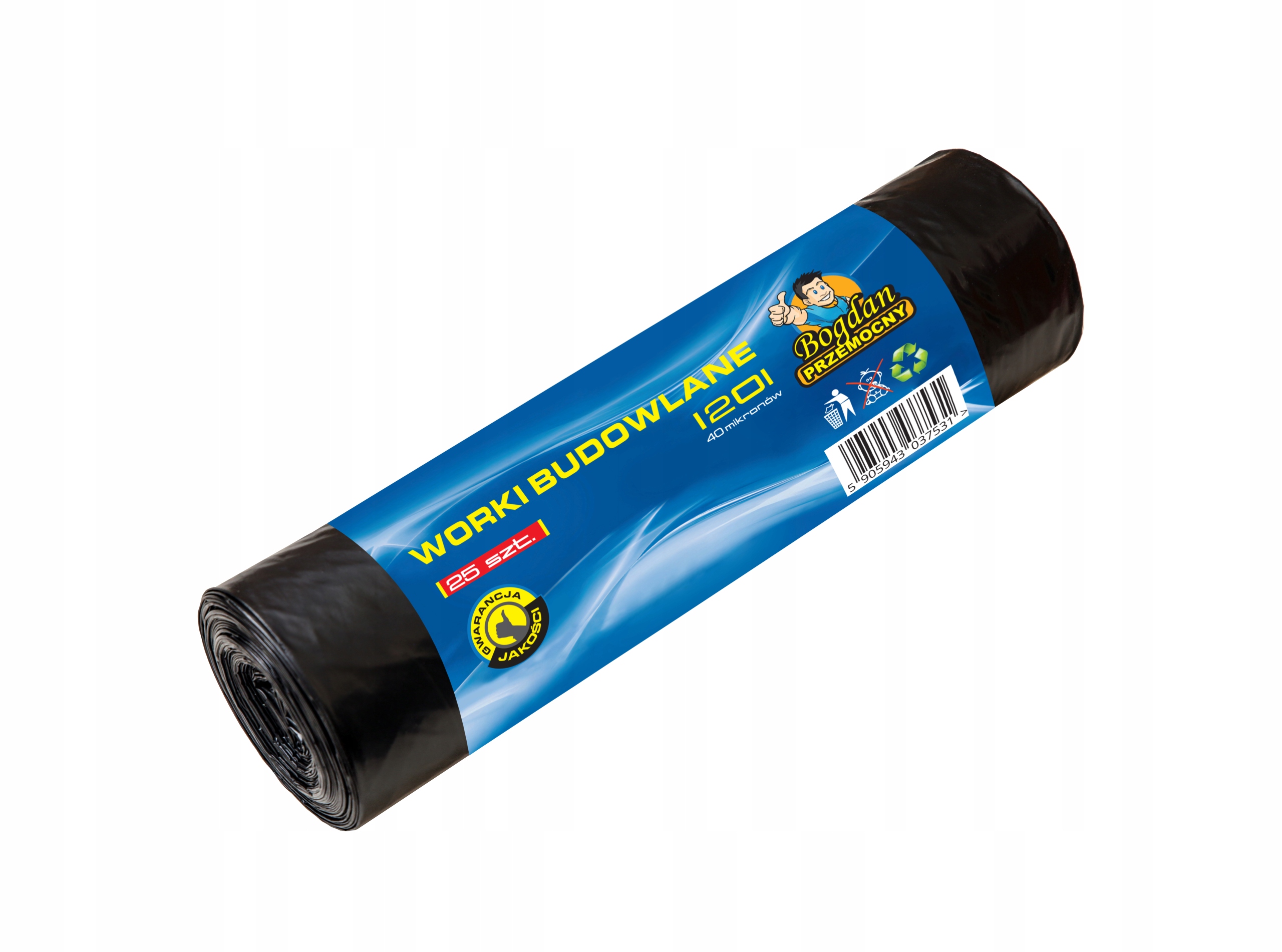 Levně Sáčky 120L stavební silné 125 Ks. Ldpe Bogdan Przemocny