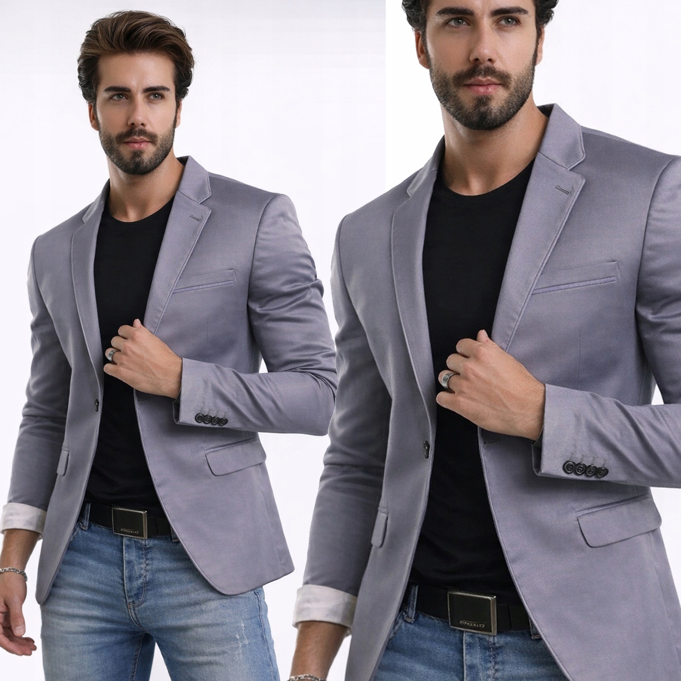 Sako každodenní sportovní sako Slim Fit