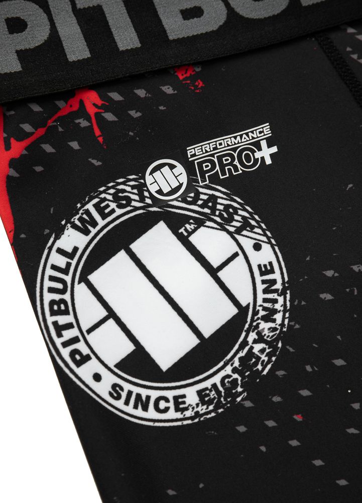 Męskie Legginsy Sportowe Pitbull Blood Dog II Kolekcja PIT BULL WEST COAST