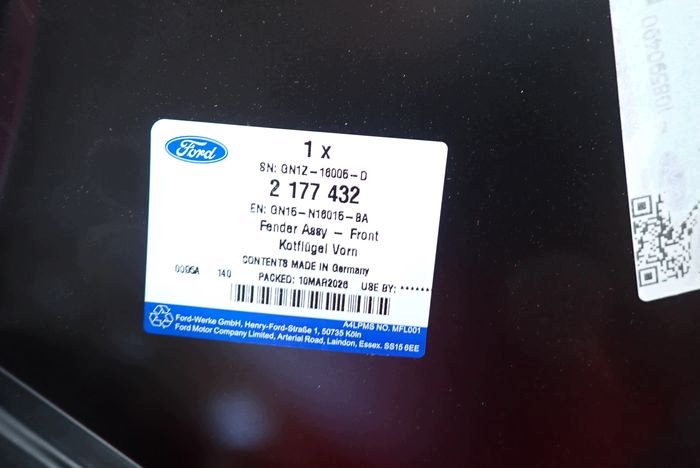 FORD ECOSPORT 12- fender right front front
