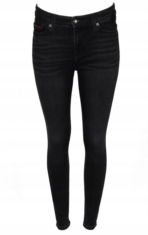 Tommy Jeans spodnie damskie, Shape, szare, 29/32