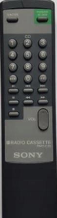 PILOT SONY RMT-C35 RADIO CASSETTE ORYGINALNY