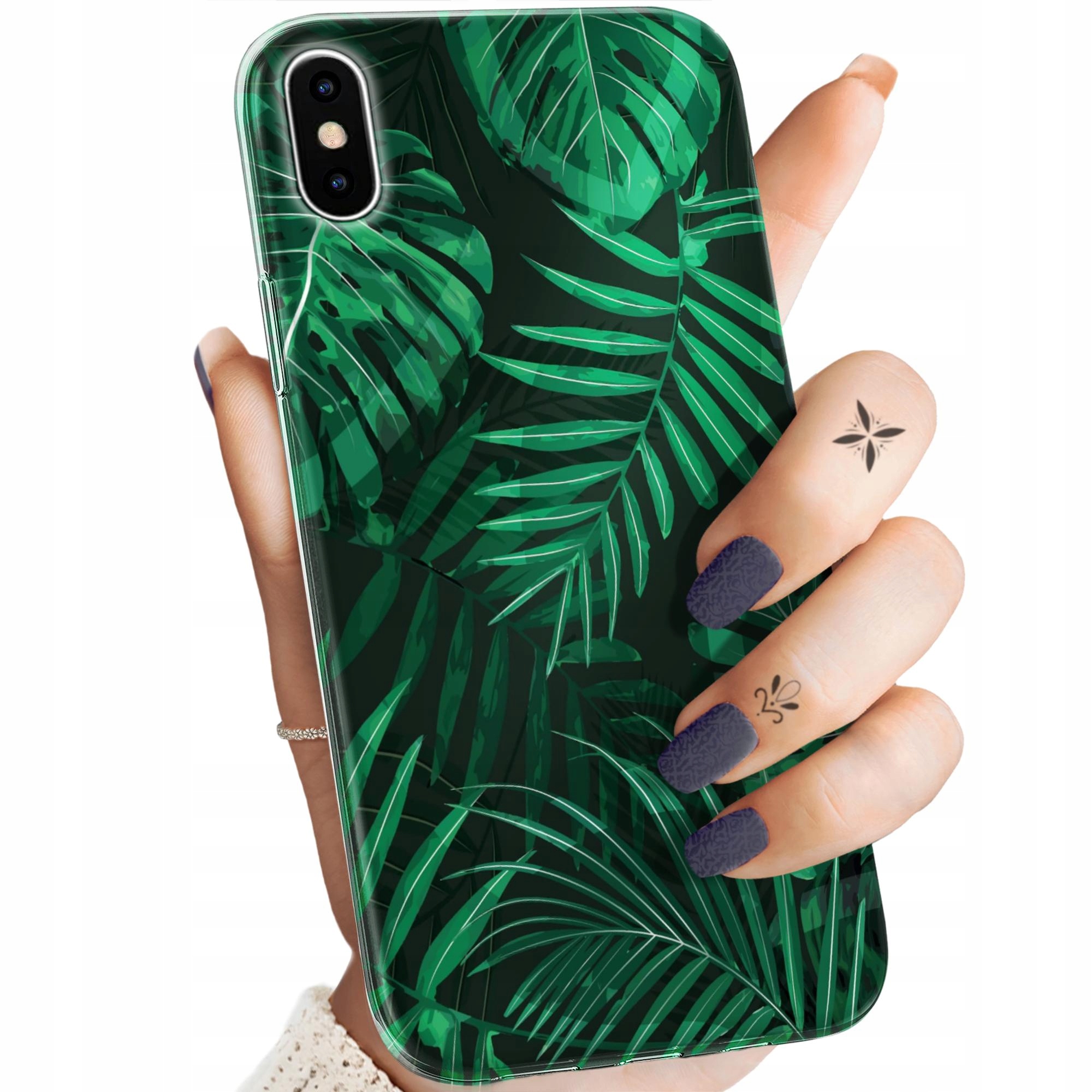 Etui Do Iphone Xs Max Liście Liściaste Natura Obudowa Pokrowiec Case