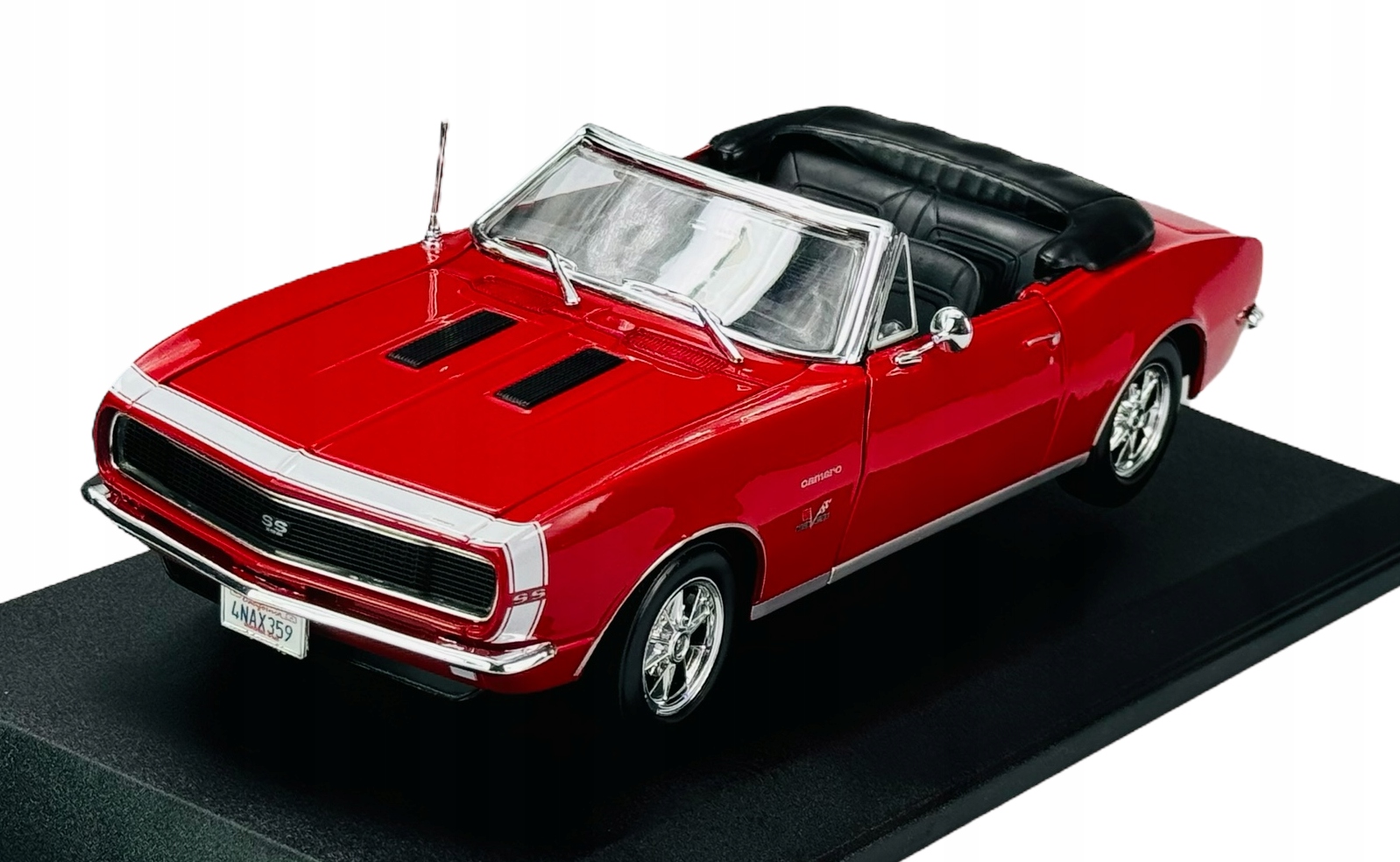 Maisto 1967 Chevrolet Camaro Ss 396 Červená 1:18 Nový Kovový Model 31684