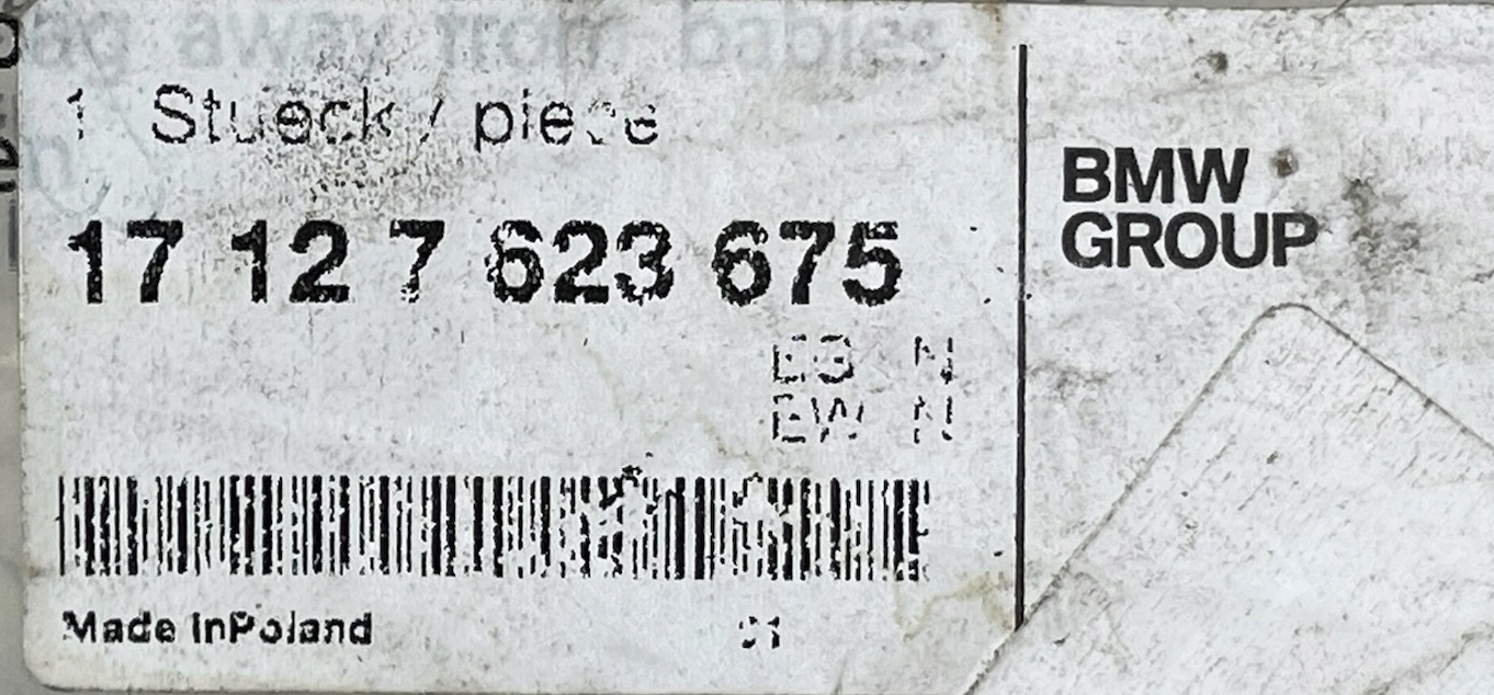 BMW I3 I01 cijev prijenos vode 7623675