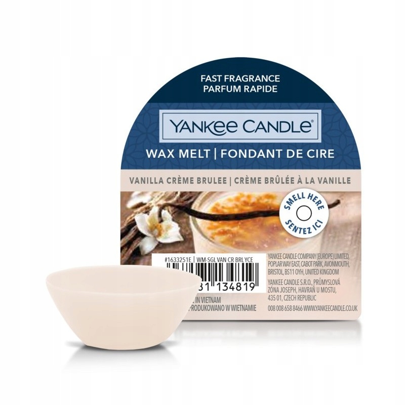

Yankee Candle Vanilla Creme Brulee wosk zapachowy