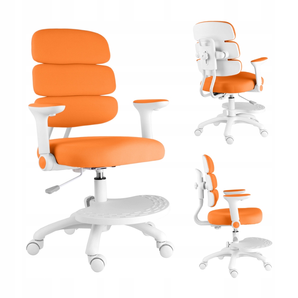 Detská rastúca stolička Neoseat Kiddy Three oranžová
