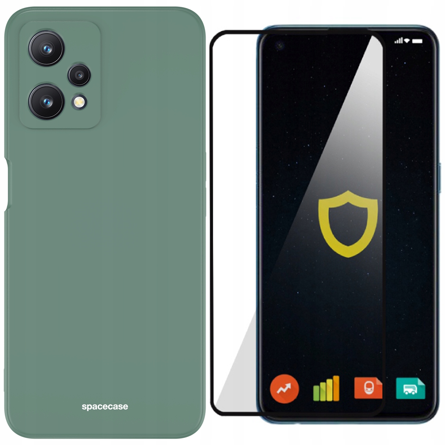 

Etui Matowe Spacecase Do Realme 9 PRO/9 5G Szkło