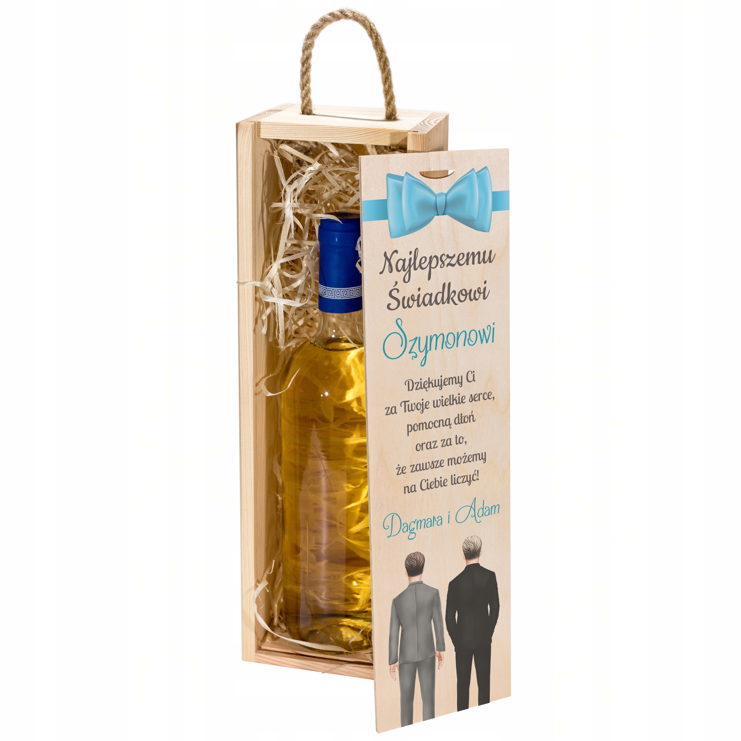 

Podziękowania dla Rodziców Świadka na Wesele Ślub