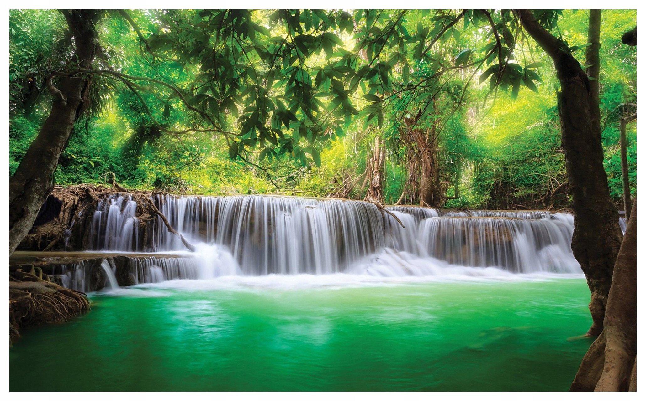 Vliesová fototapeta Tropický vodopád Relax Eko-Styl 312x219 lepidlo