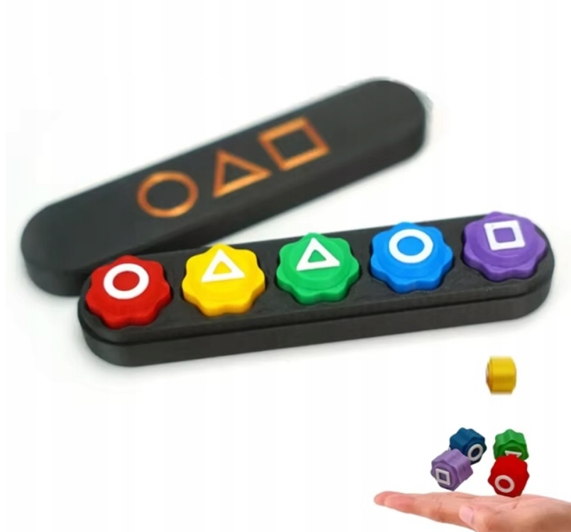 Kości Gra Gonggi Squid Game etui
