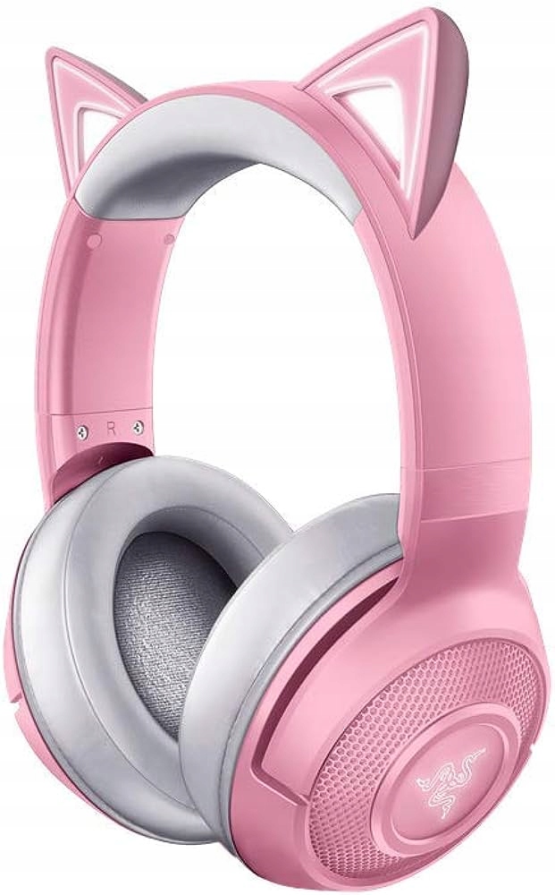 RAZER Słuchawki Gamingowe Kraken Kitty BT V2 - Quartz Ed. Różowe — 9