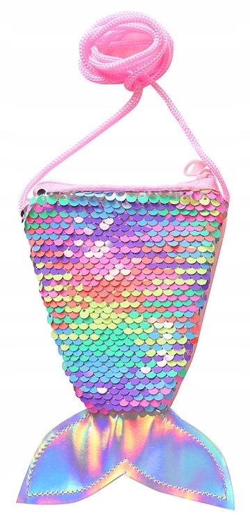 AKCESORIA STRÓJ SYRENKA ARIELKA DIADEM TOREBKA Rozmiar uniwersalny