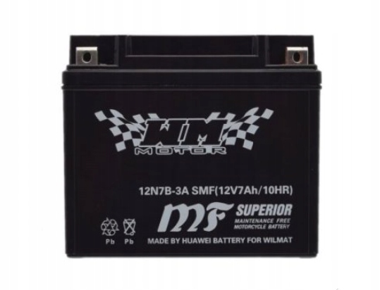 

Akumulator kwasowy 12N7B-3A Wm Motor 12V AB0072B