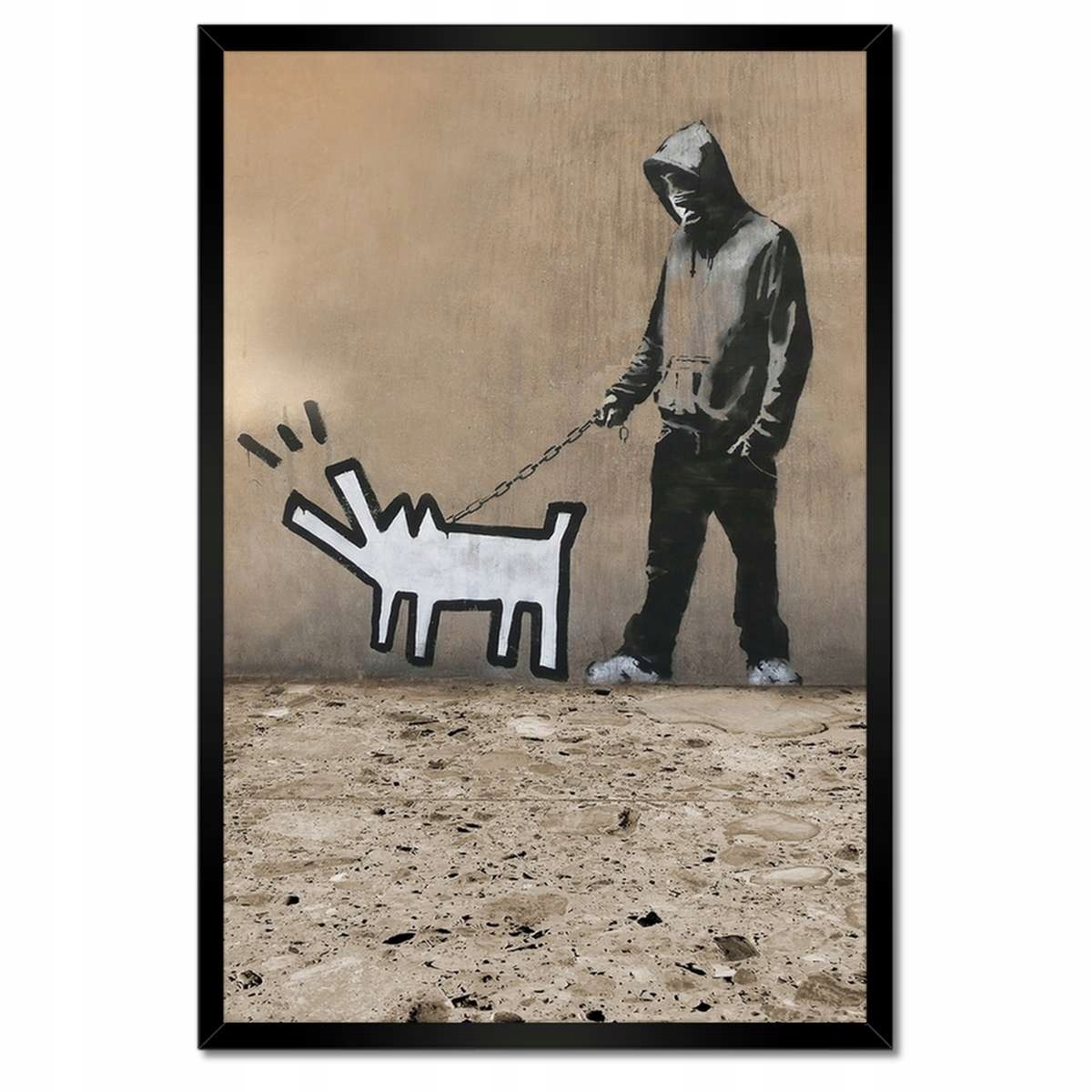 Plakáty v rámu 40x60 Banksy Pejsek