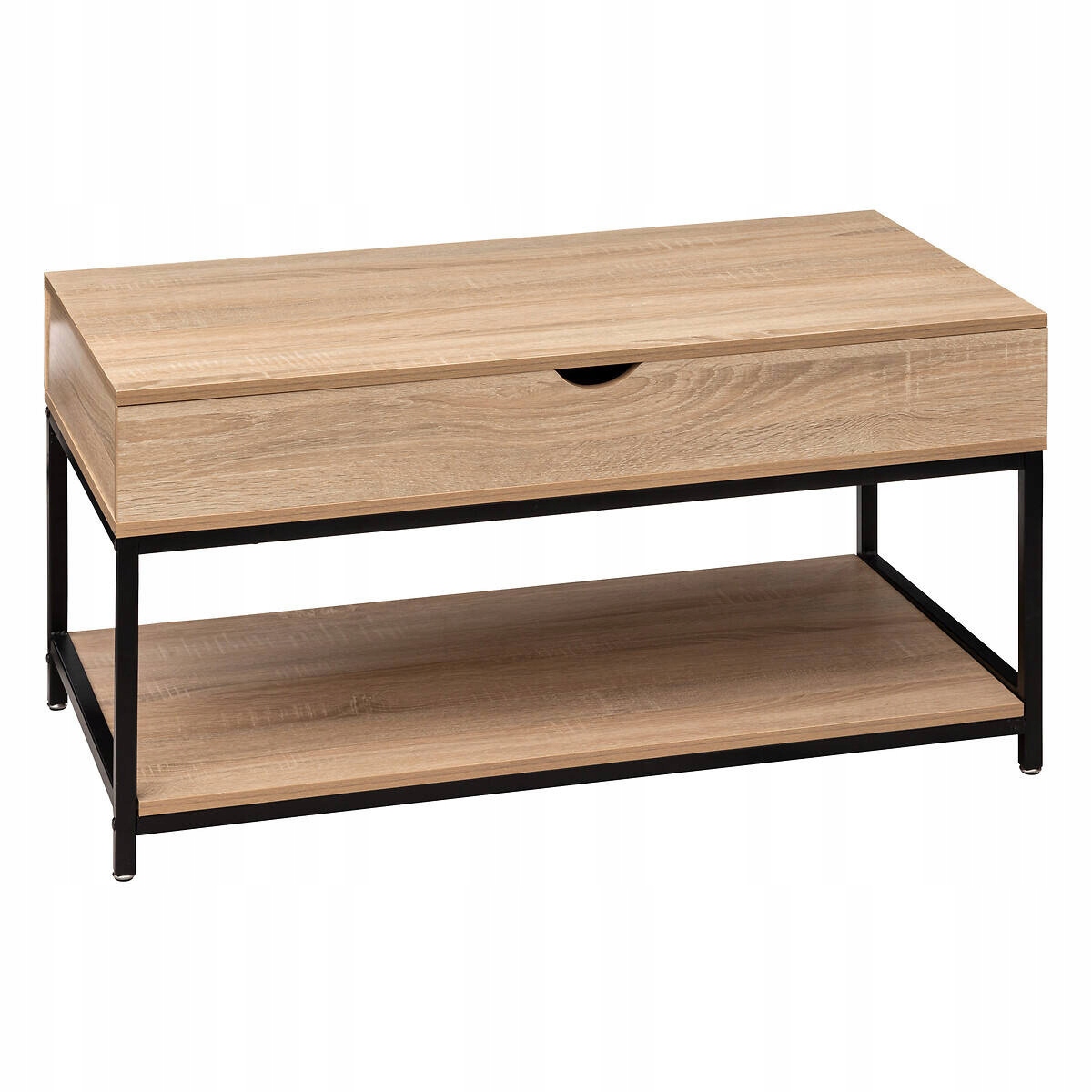 Zvedací Konferenční Stolek Mdf 95X50X51 CM Hnědý
