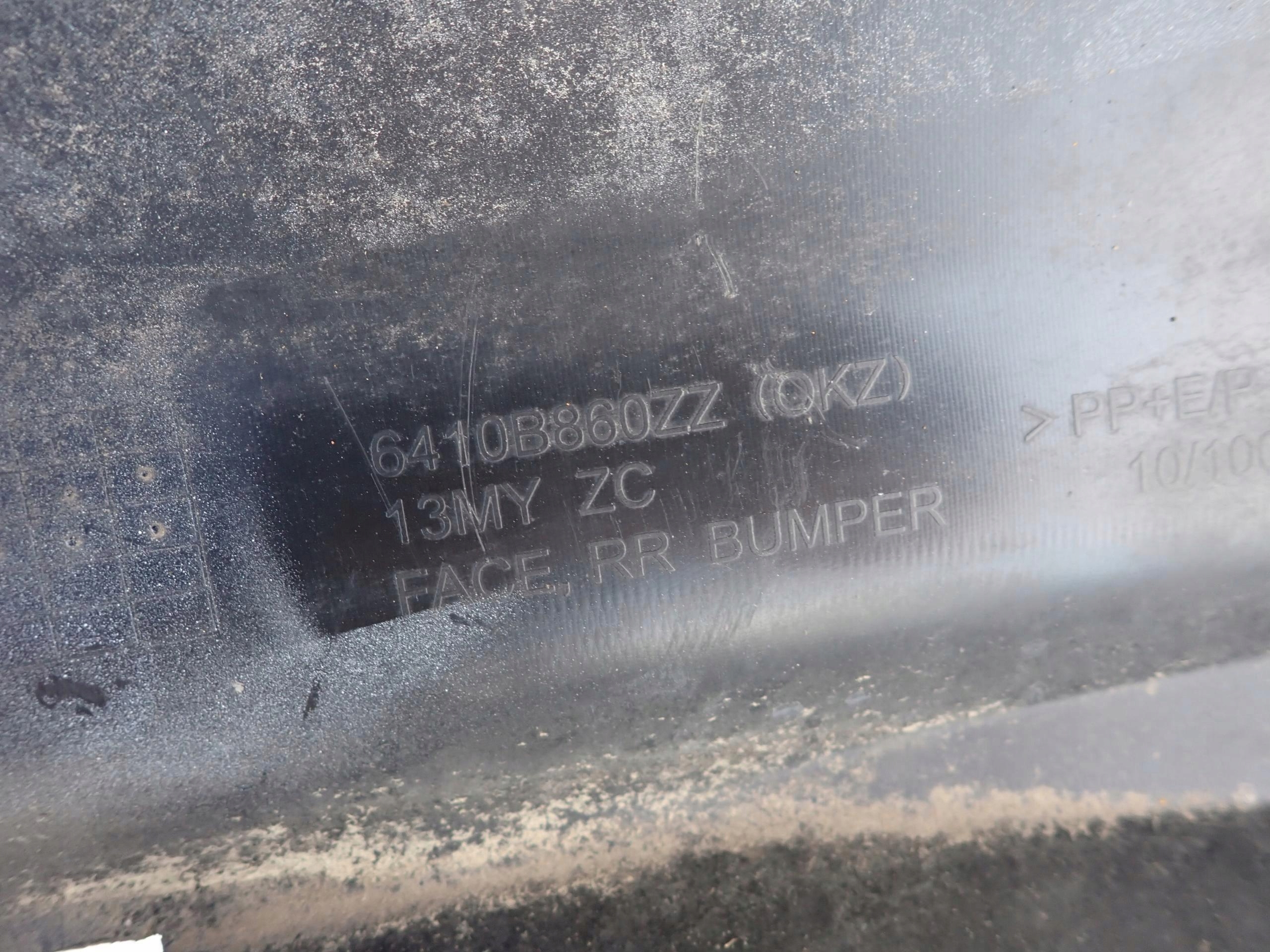 MITSUBISHI ASX LIFT 13-16 bumper rear part rear