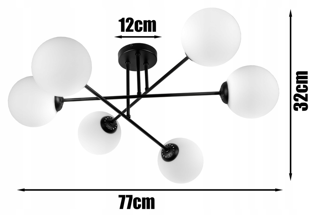 LAMPA SUFITOWA PLAFON ŻYRANDOL LOFT EDISON LED Marka Glimex